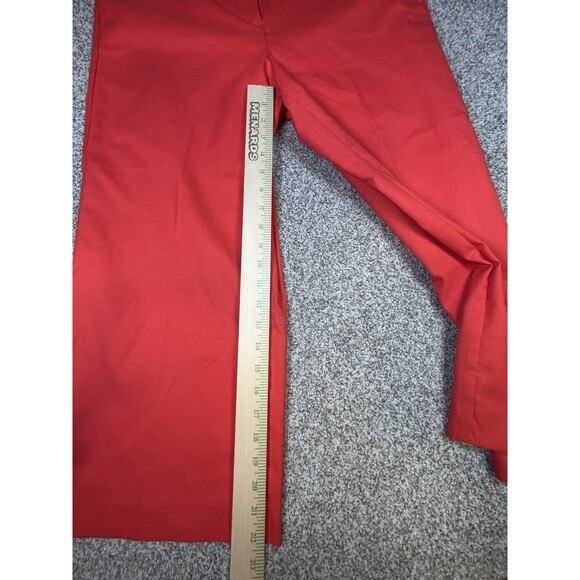 Ann Taylor Factory Women's Sailor Crop Pant Pink Pockets Office Career Size 12 - Picture 2 of 6